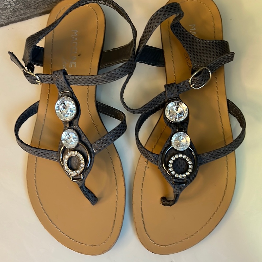 Madeline Stuart Women’s Sandals, Size 7.5 Wide